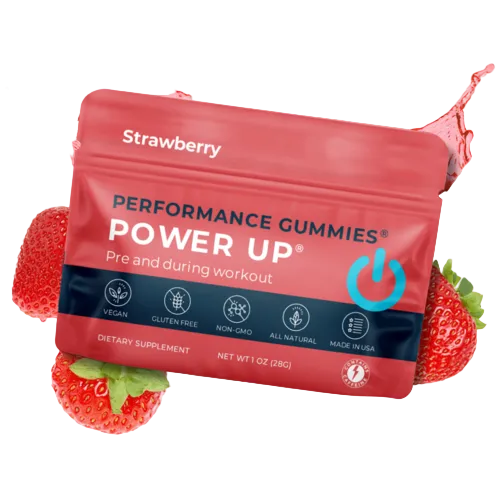 Strawberry Power Up Pre-Workout Supplements 12-Pack